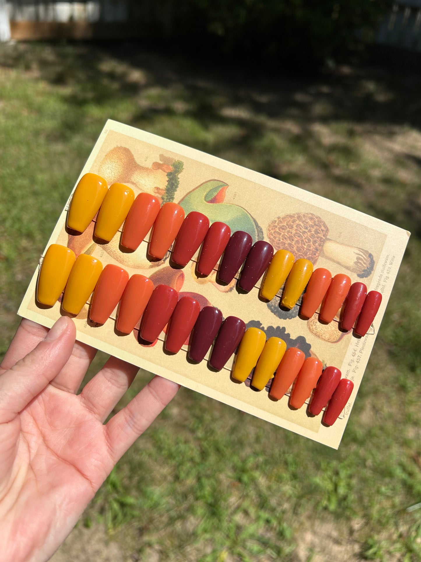 Fall foliage 🍁🍂 medium coffin one size fits all