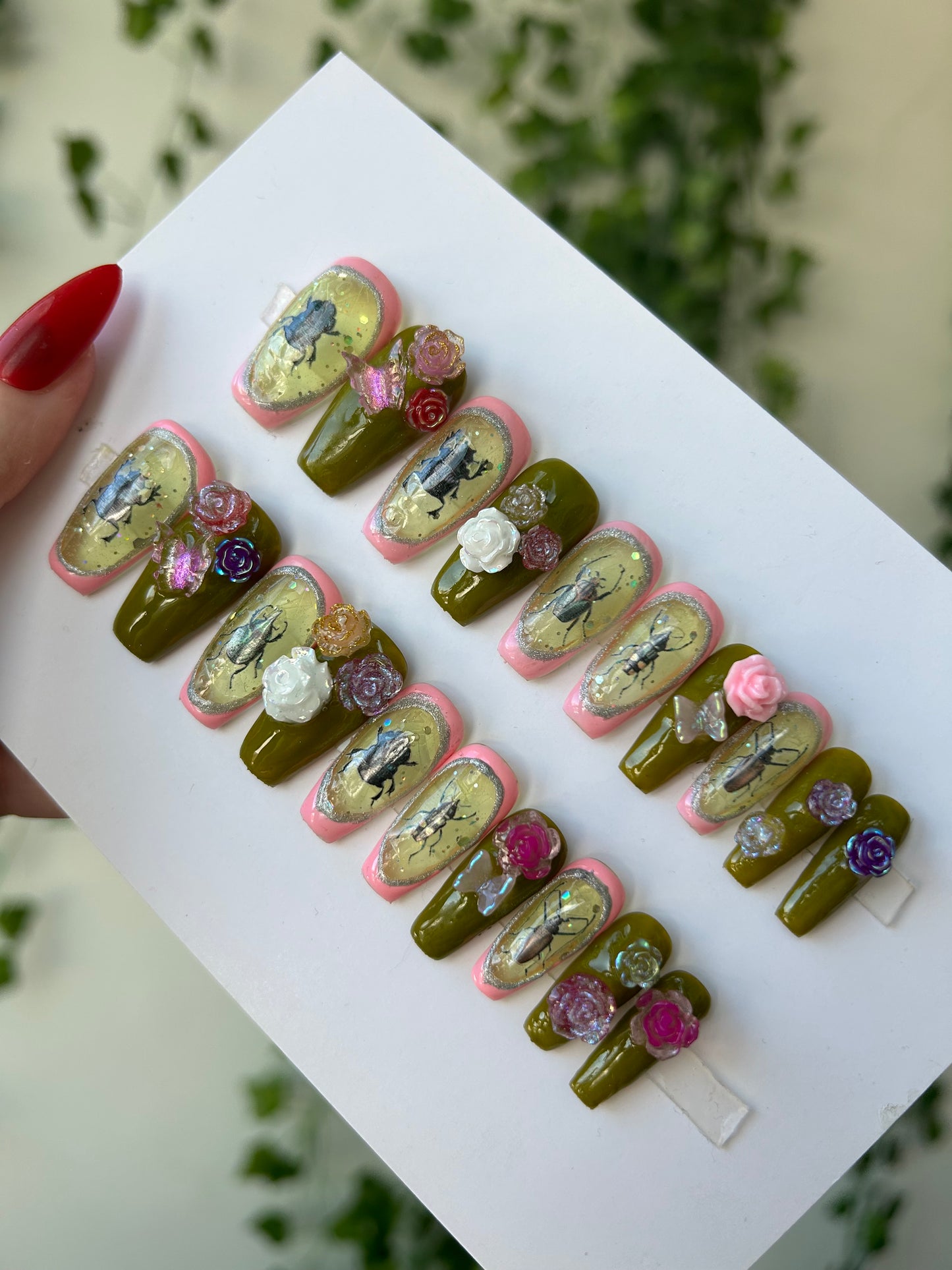Bug Garden🌹🐞 medium coffin one size fits all