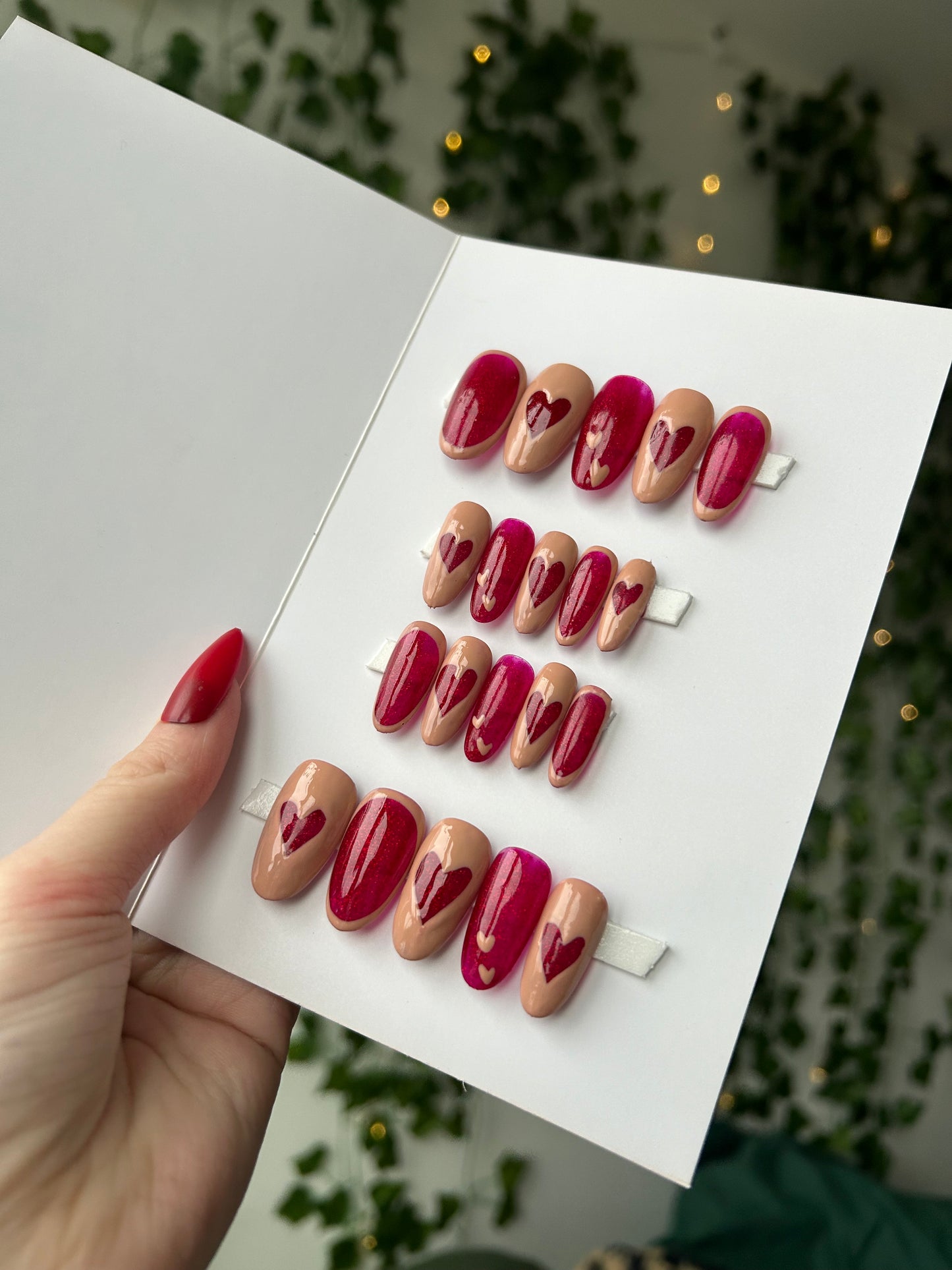 Cherry tarts 🍒🥧 medium almond 1 size fits all