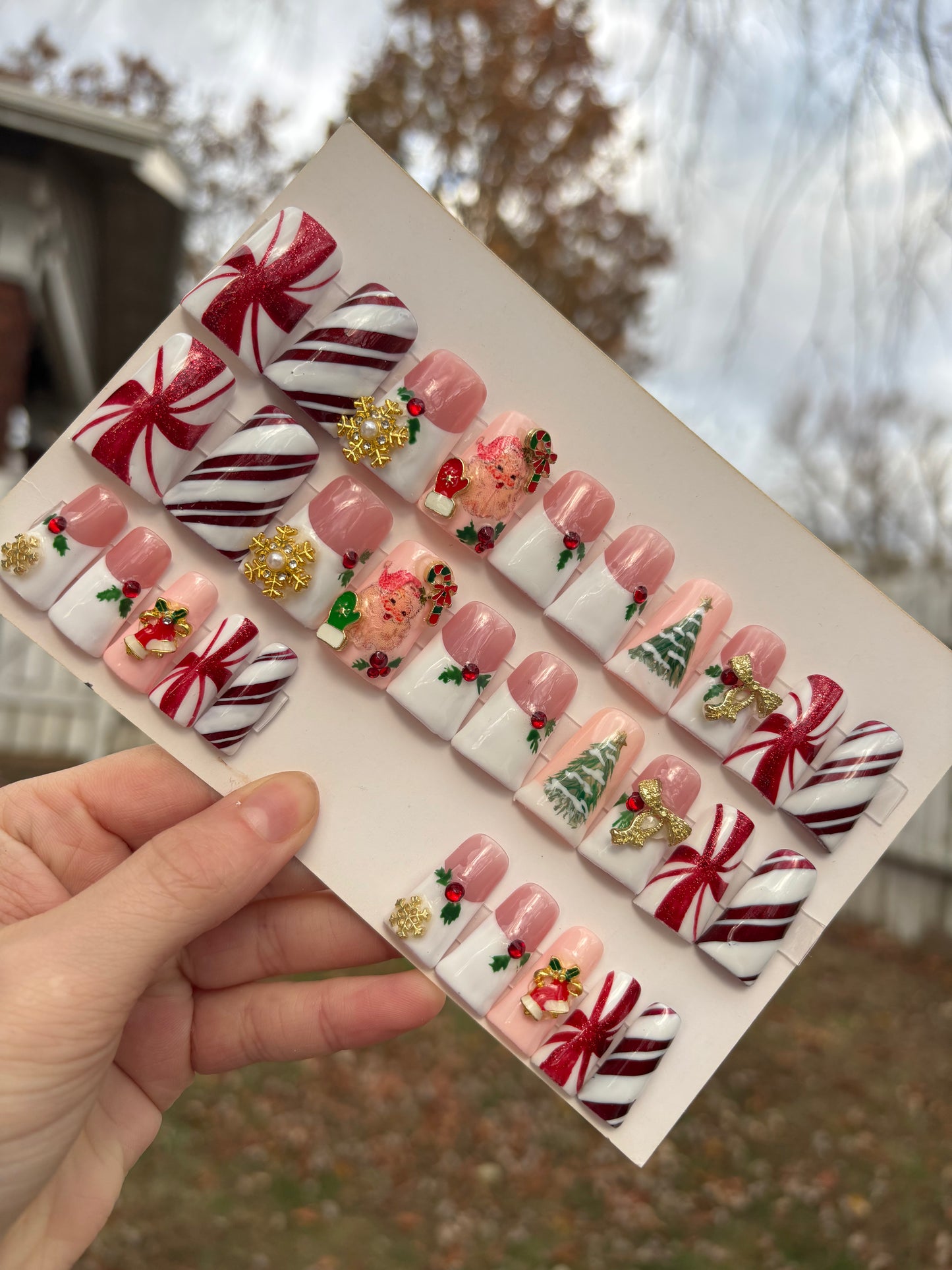Peppermint dream💗🎄 medium duck length