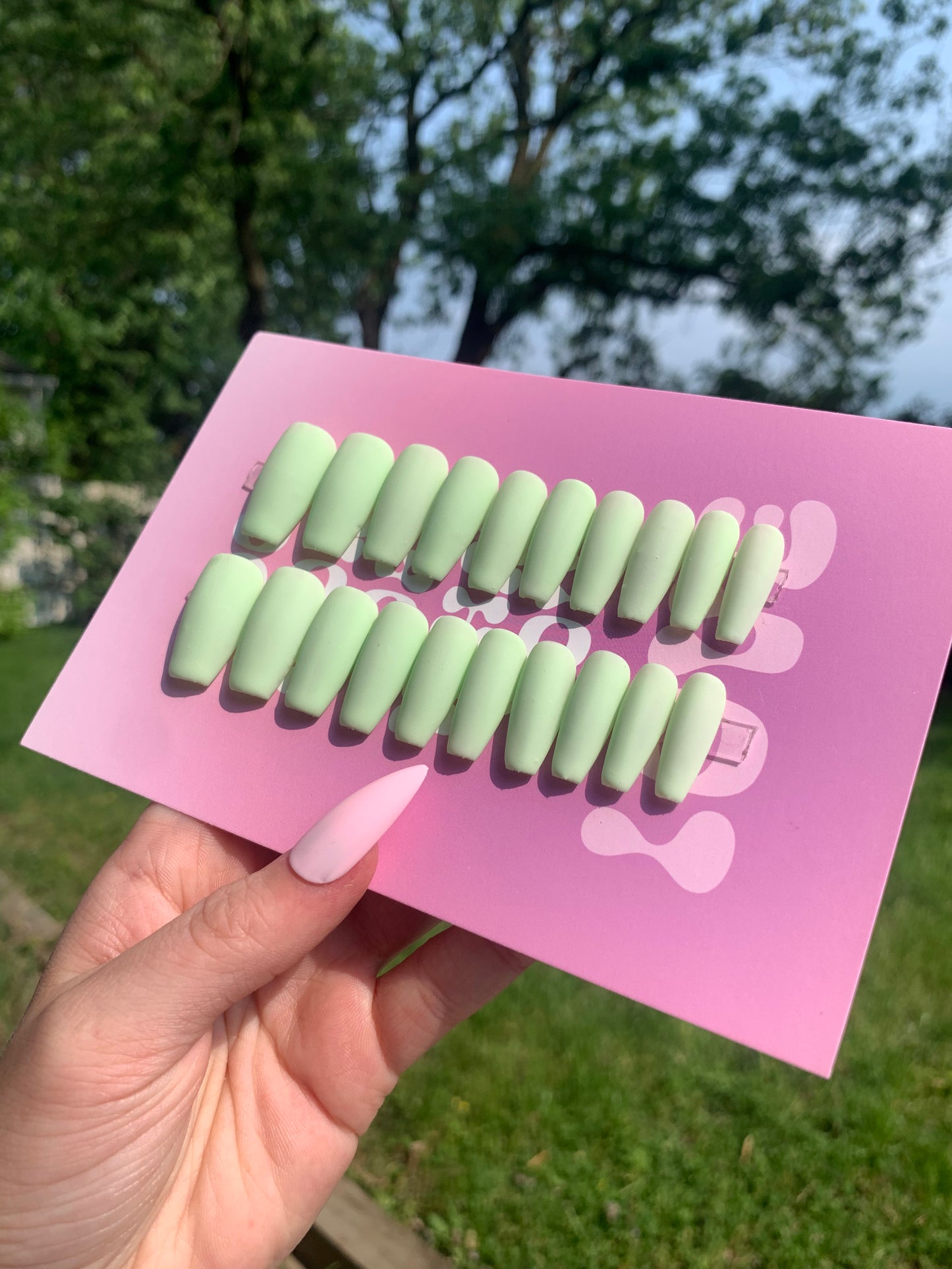 Honey dew🍈 Medium Coffin one size fits all