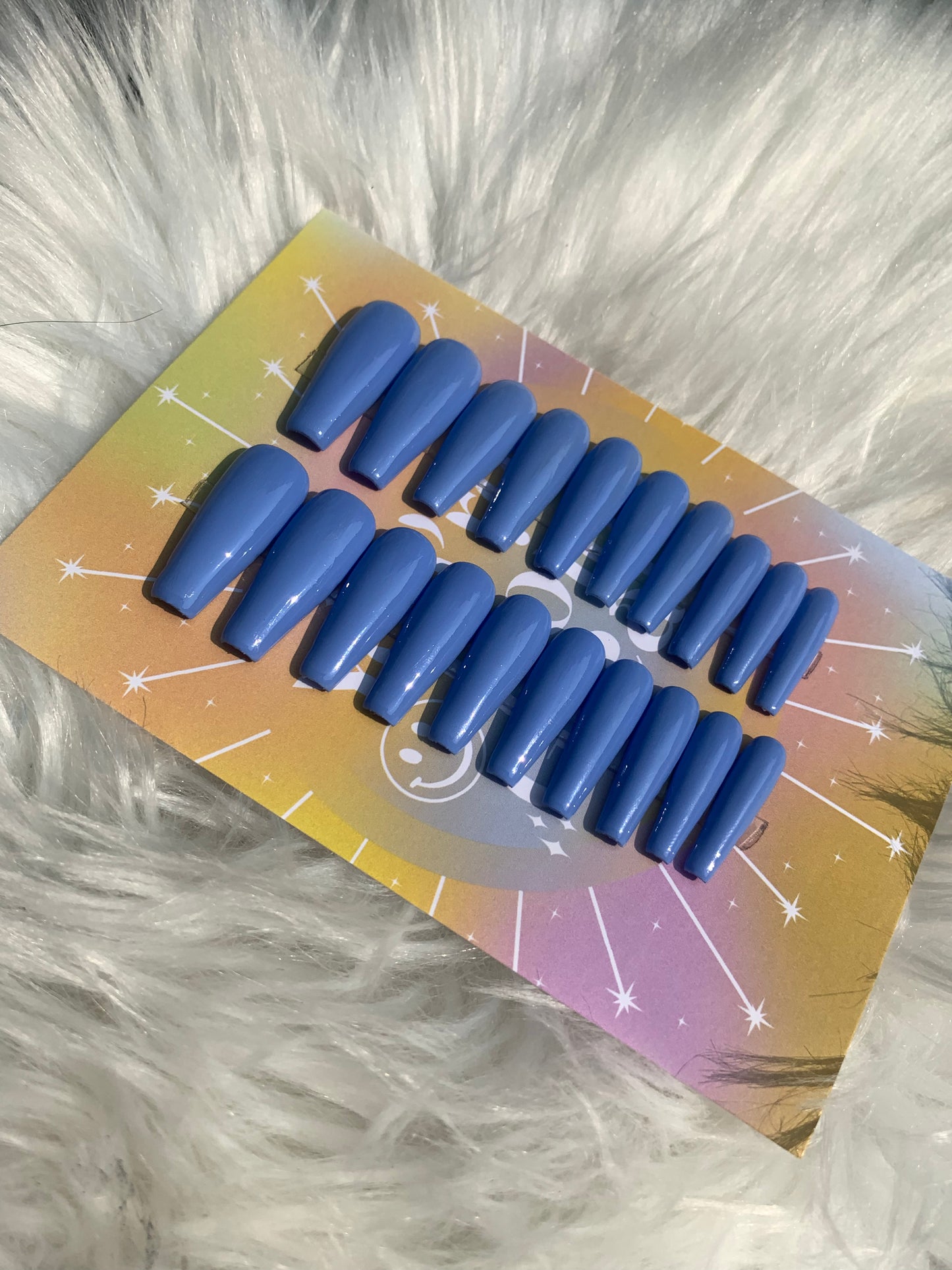 Bluebie💙 Long coffin One size fits all