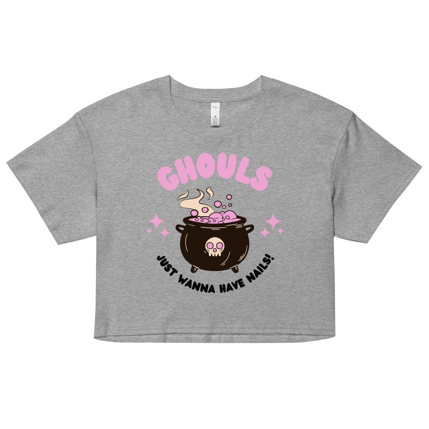 Ghouls just wanna have nails crop top