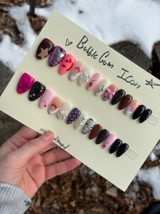 Bubblegum Icon🍒👼 medium almond