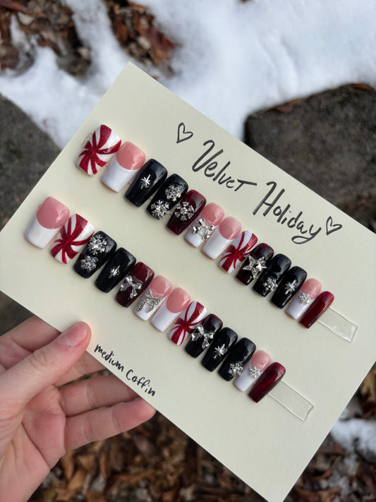 Velvet holiday 🍷 medium coffin