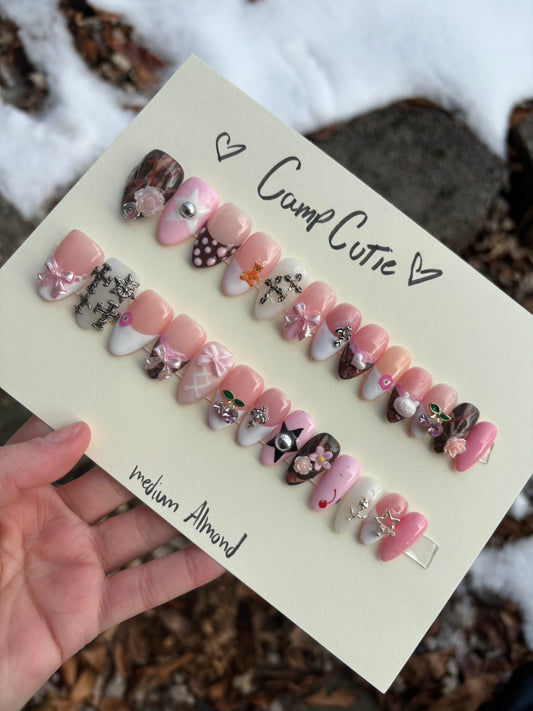 Camp cutie🧸💗⚔️ medium almond