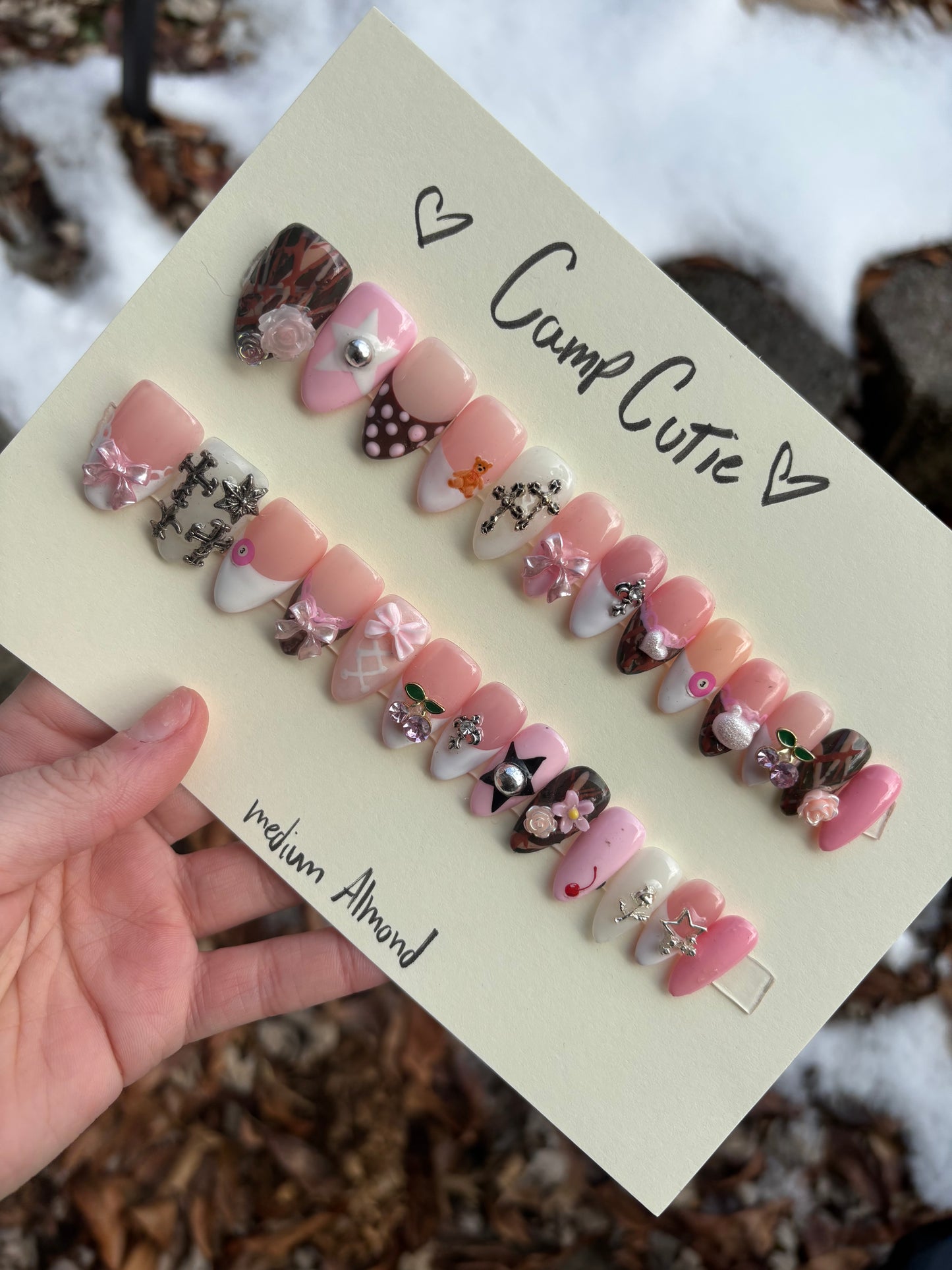 Camp cutie🧸💗⚔️ medium almond