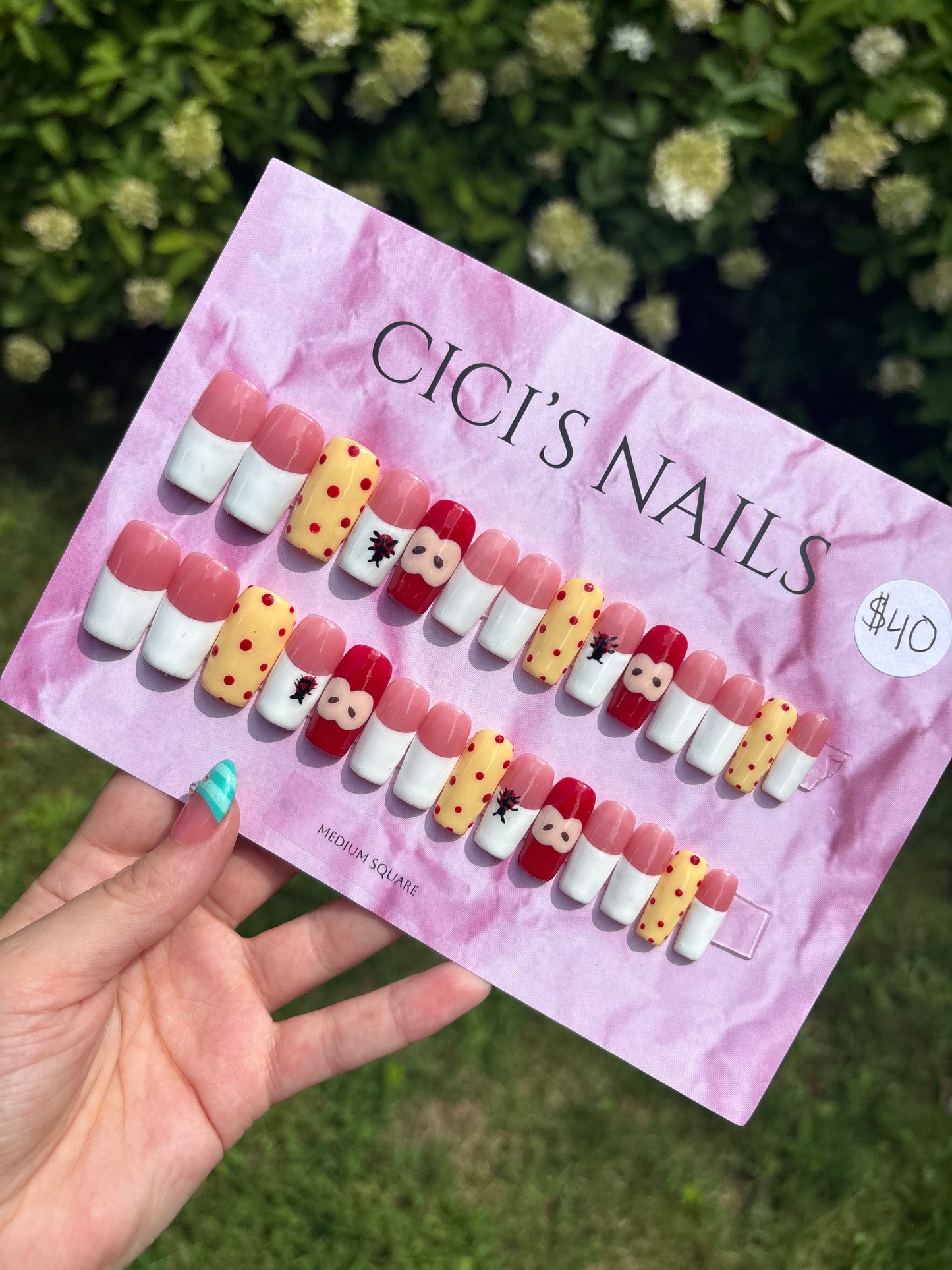 🐞💛 🍎medium square one size fits all