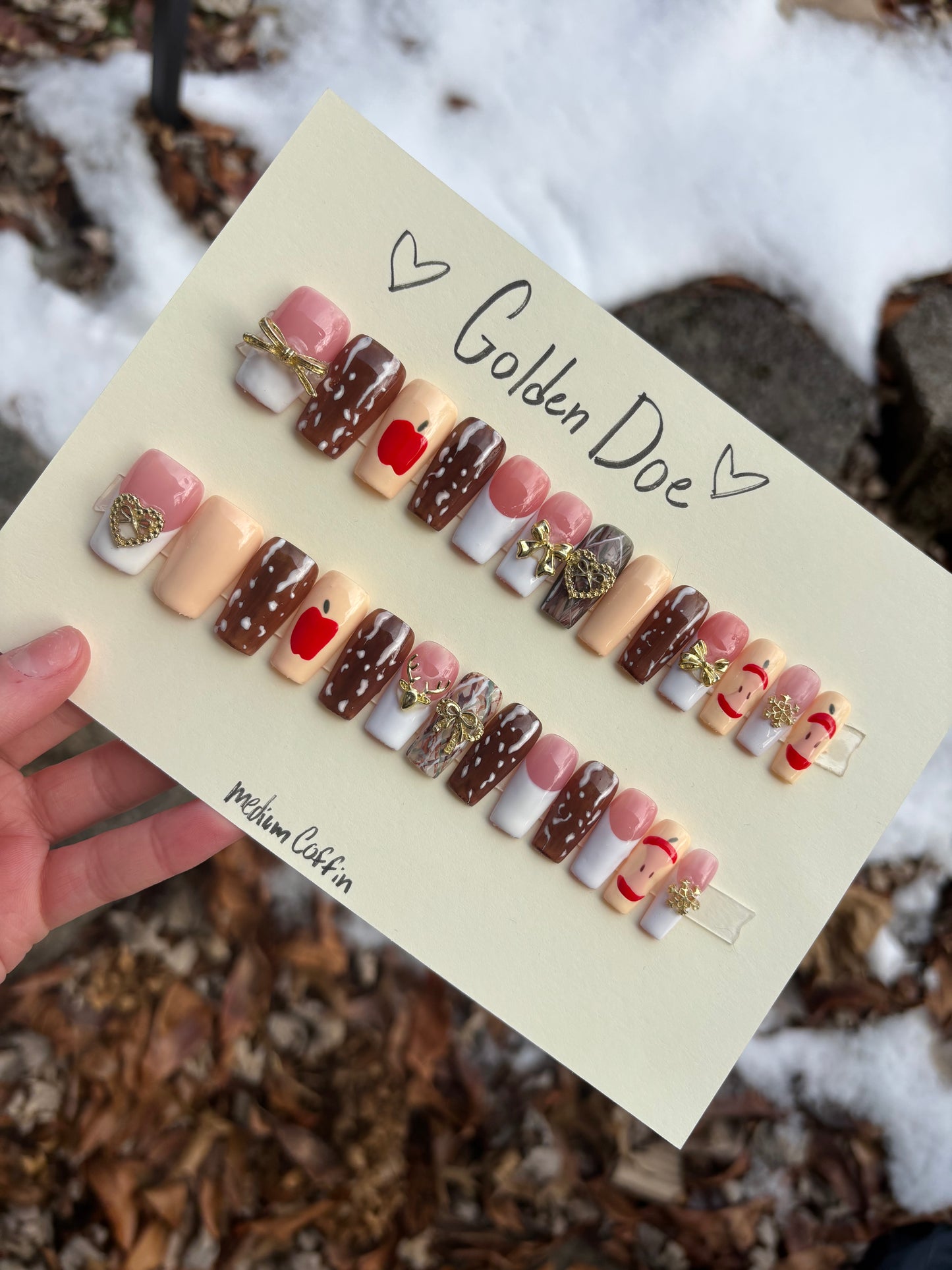 Golden Doe⚜️🦌 medium coffin