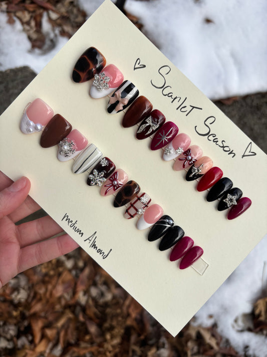 Scarlet Season❤️ medium almond