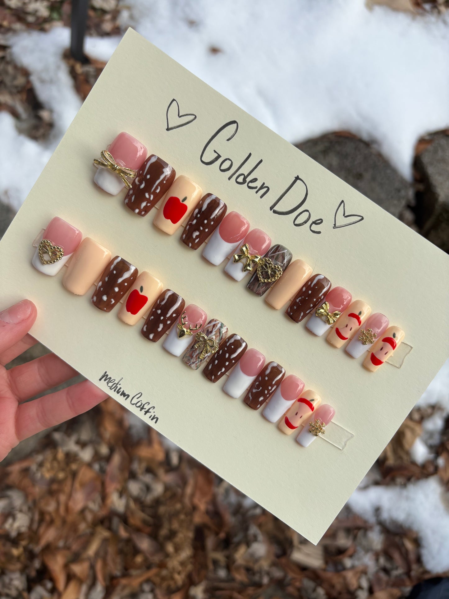 Golden Doe⚜️🦌 medium coffin