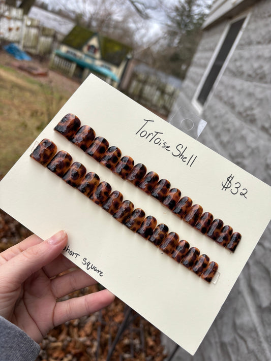 Tortoise shell 🤎 short square