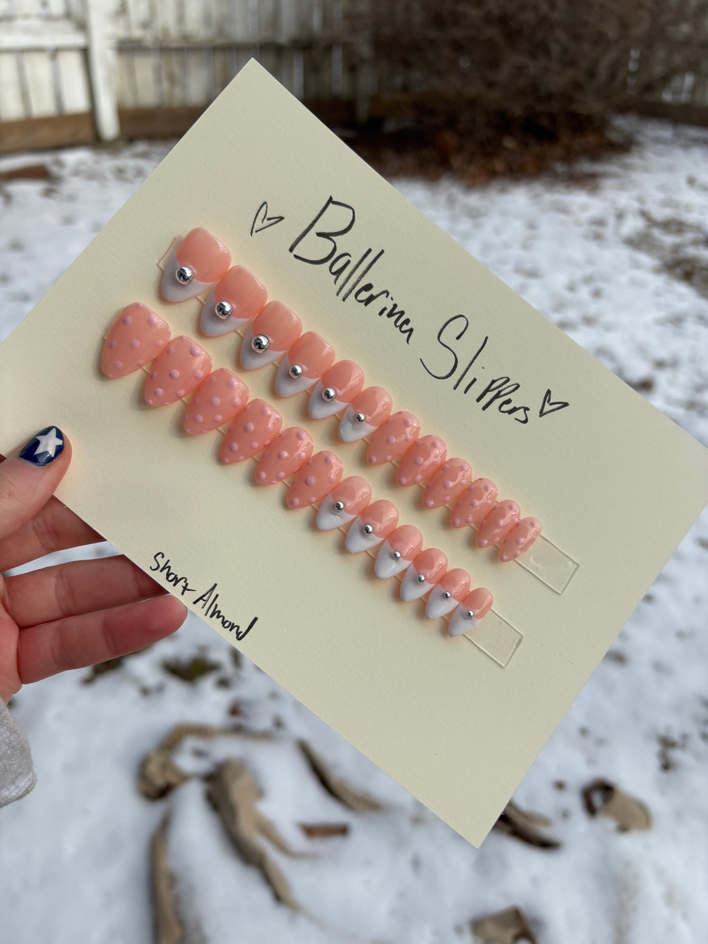 Ballerina slippers 🩰 short almond one size fits all