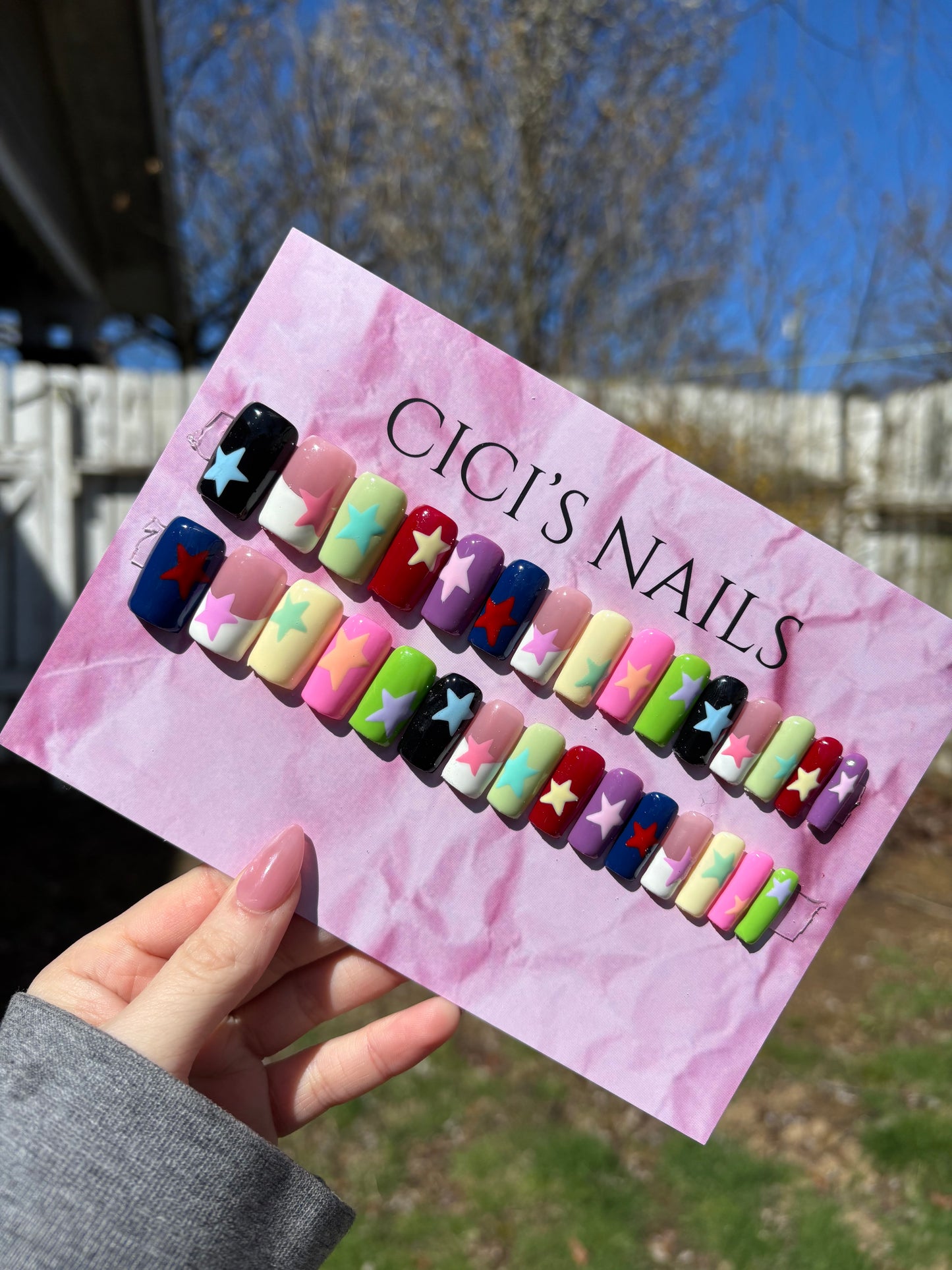 🌈⭐️ medium square one size fits all
