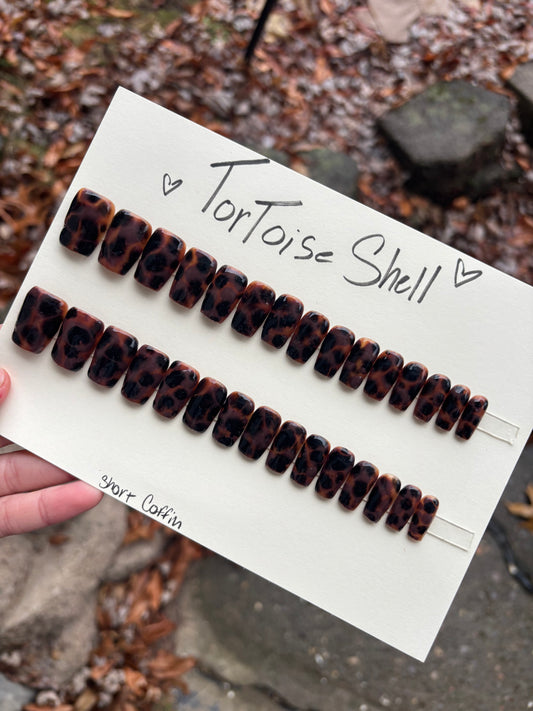 Tortoise shell 🤎 short coffin