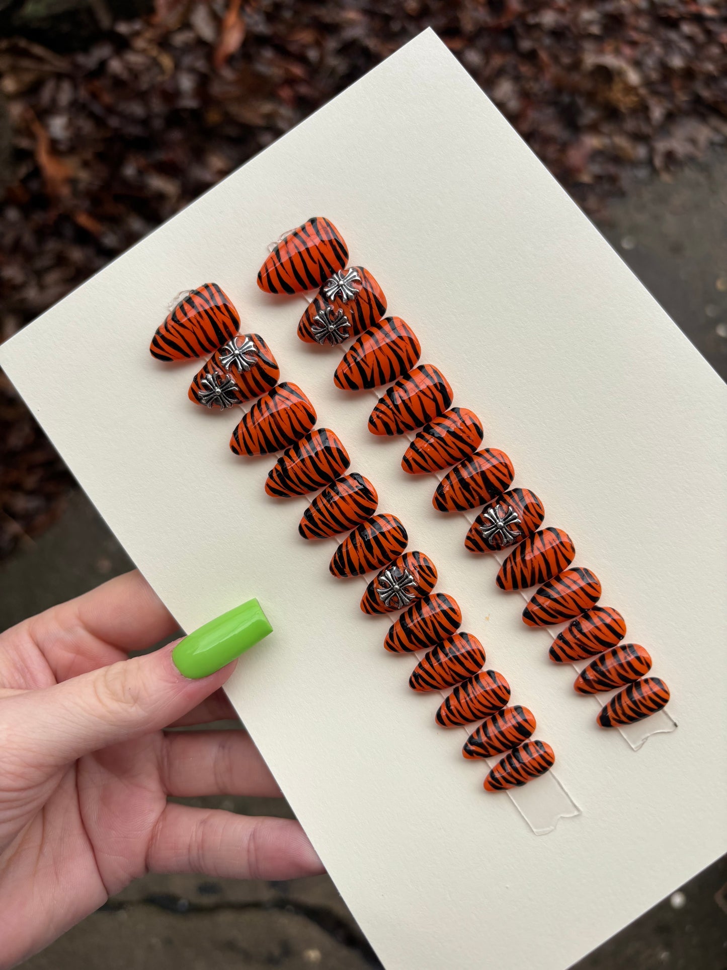 🐅⛓️‍💥 short almond one size fits all