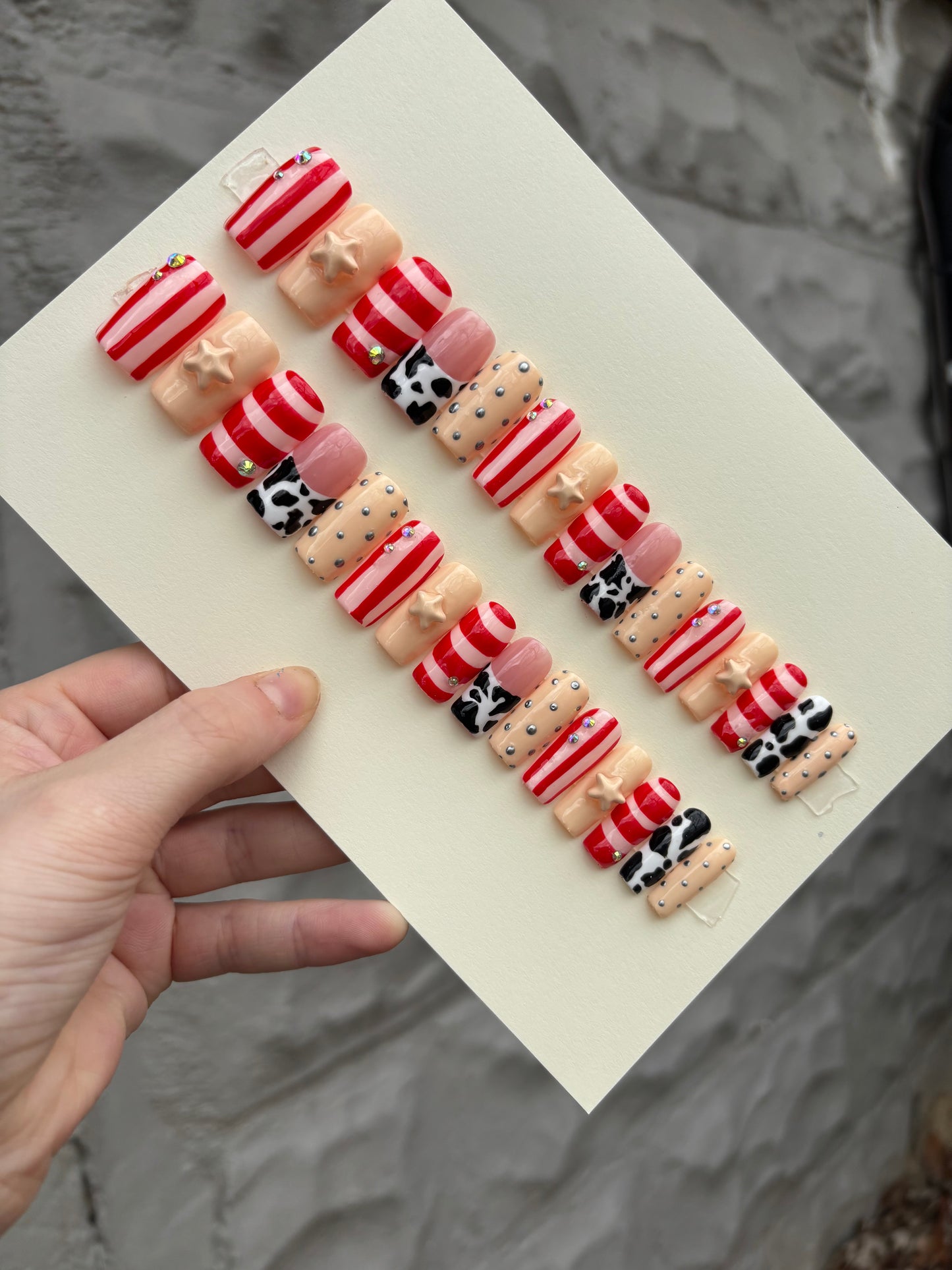 ⭐️🐄❤️ medium square one size fits all