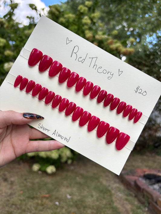 Red theory ❤️ short almond
