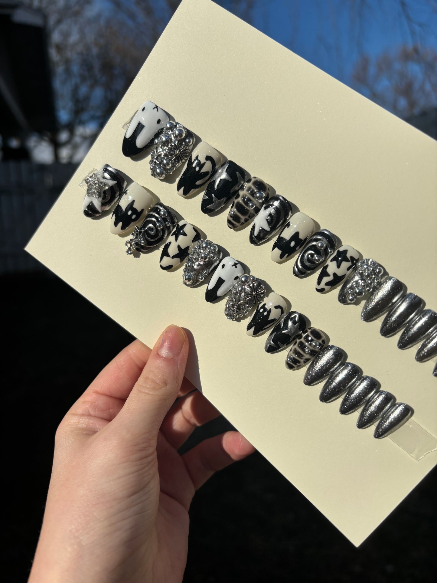 Robokitty🐈‍⬛⛓️ medium almond one size fits all