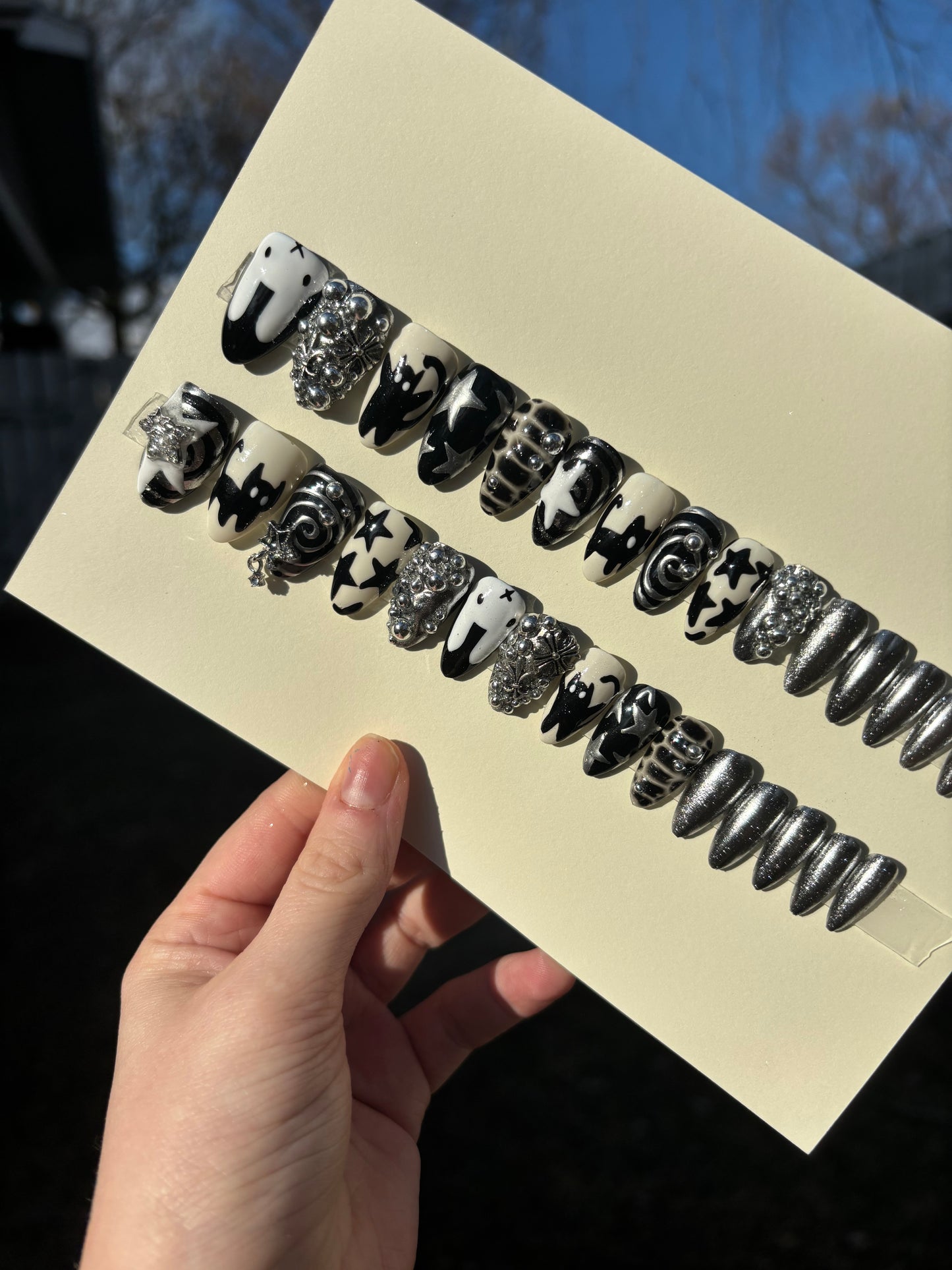 Robokitty🐈‍⬛⛓️ medium almond one size fits all