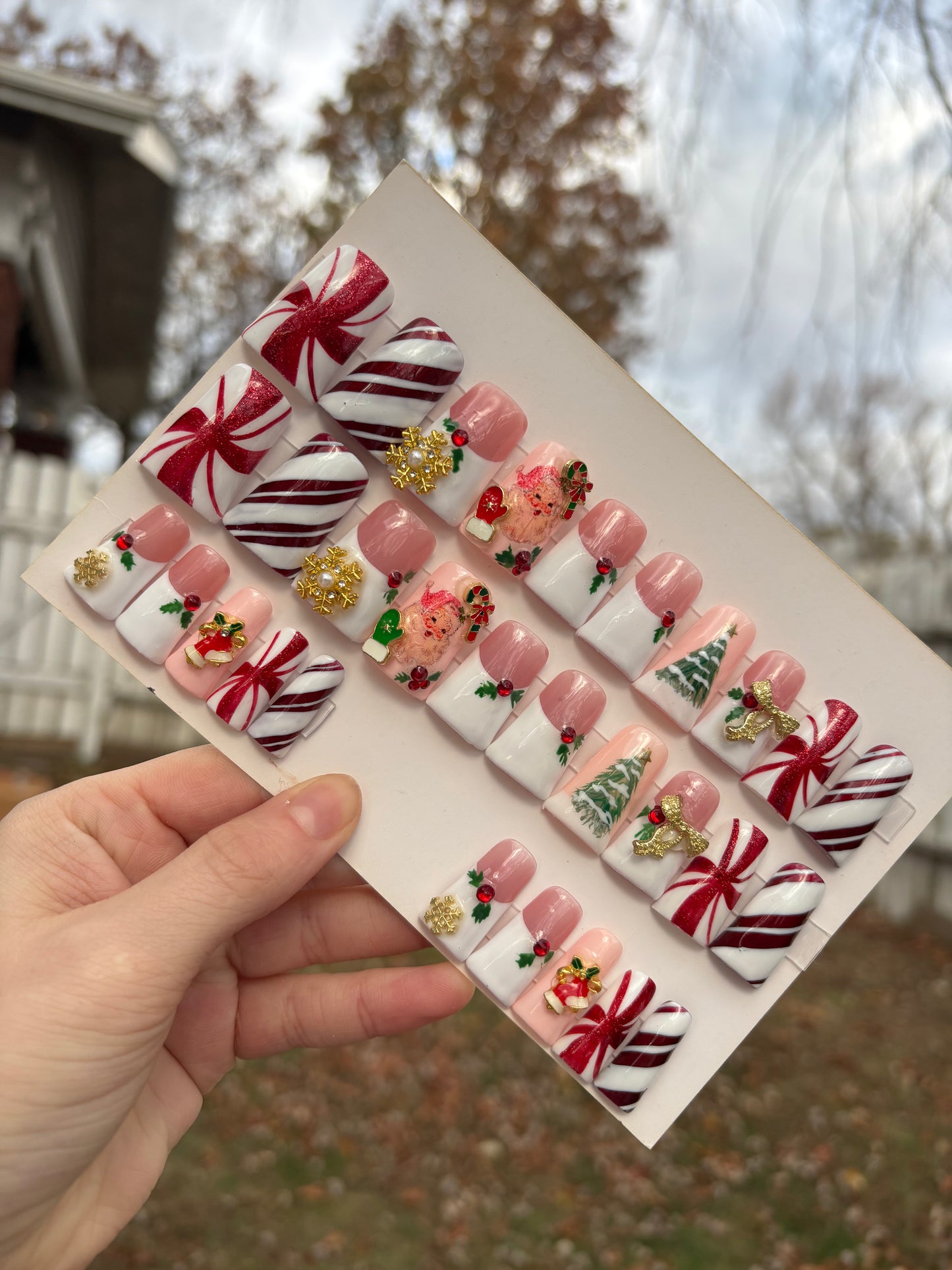 Peppermint dream💗🎄 medium duck length