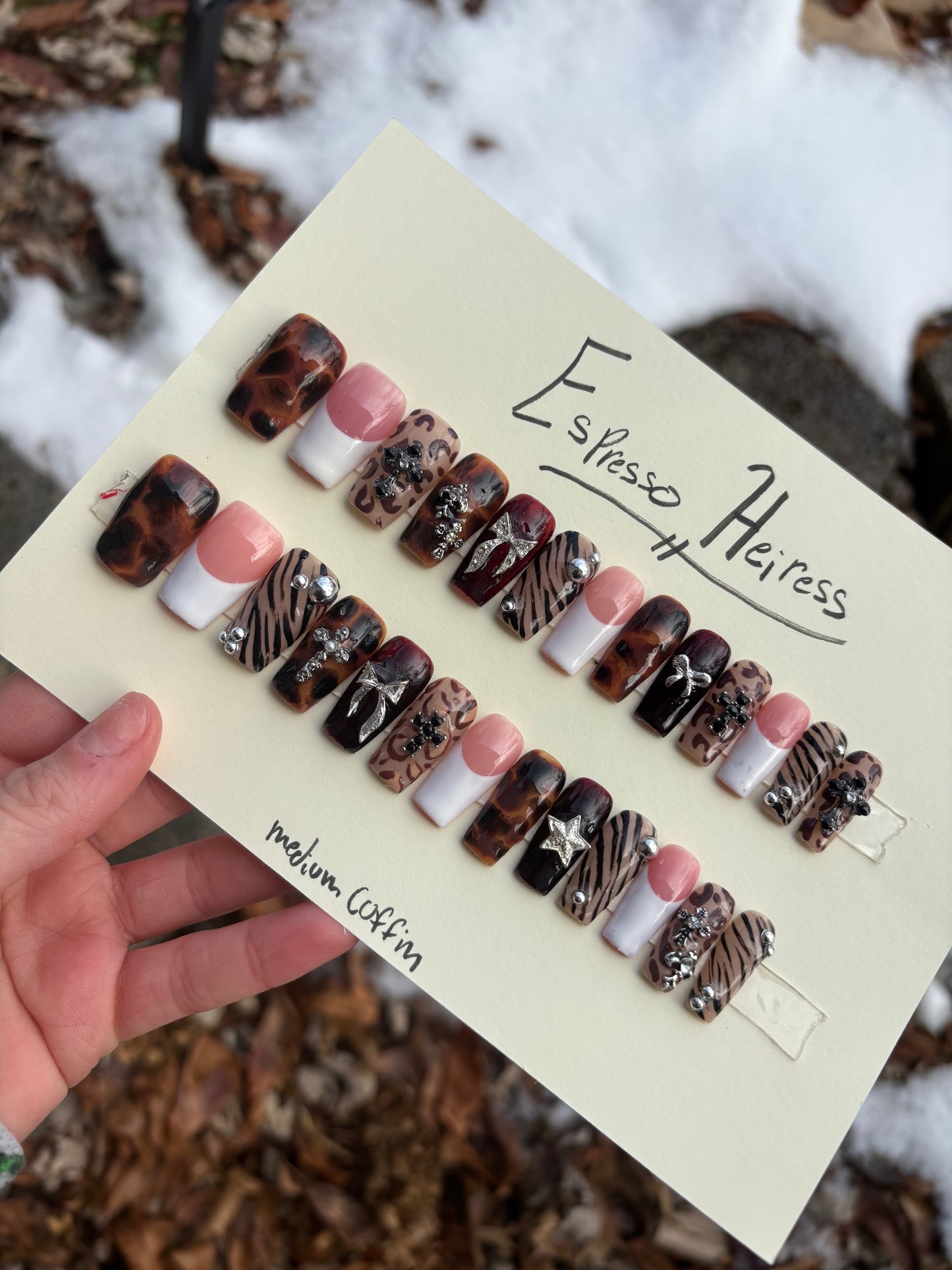 Espresso Heiress☕️ medium coffin