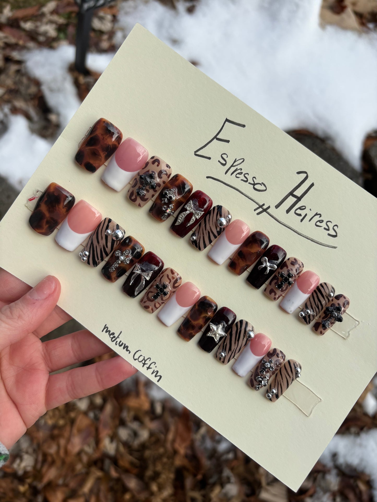 Espresso Heiress☕️ medium coffin