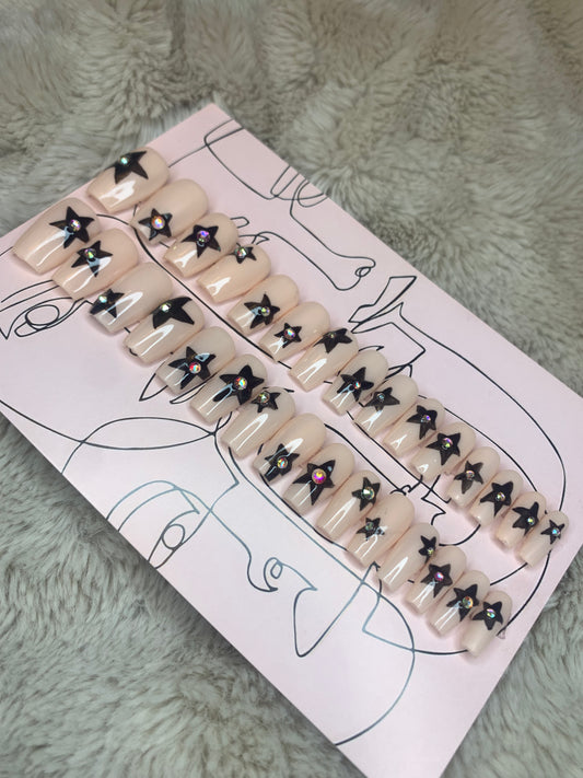 Star Gaze⭐️🖤 short coffin 30 piece
