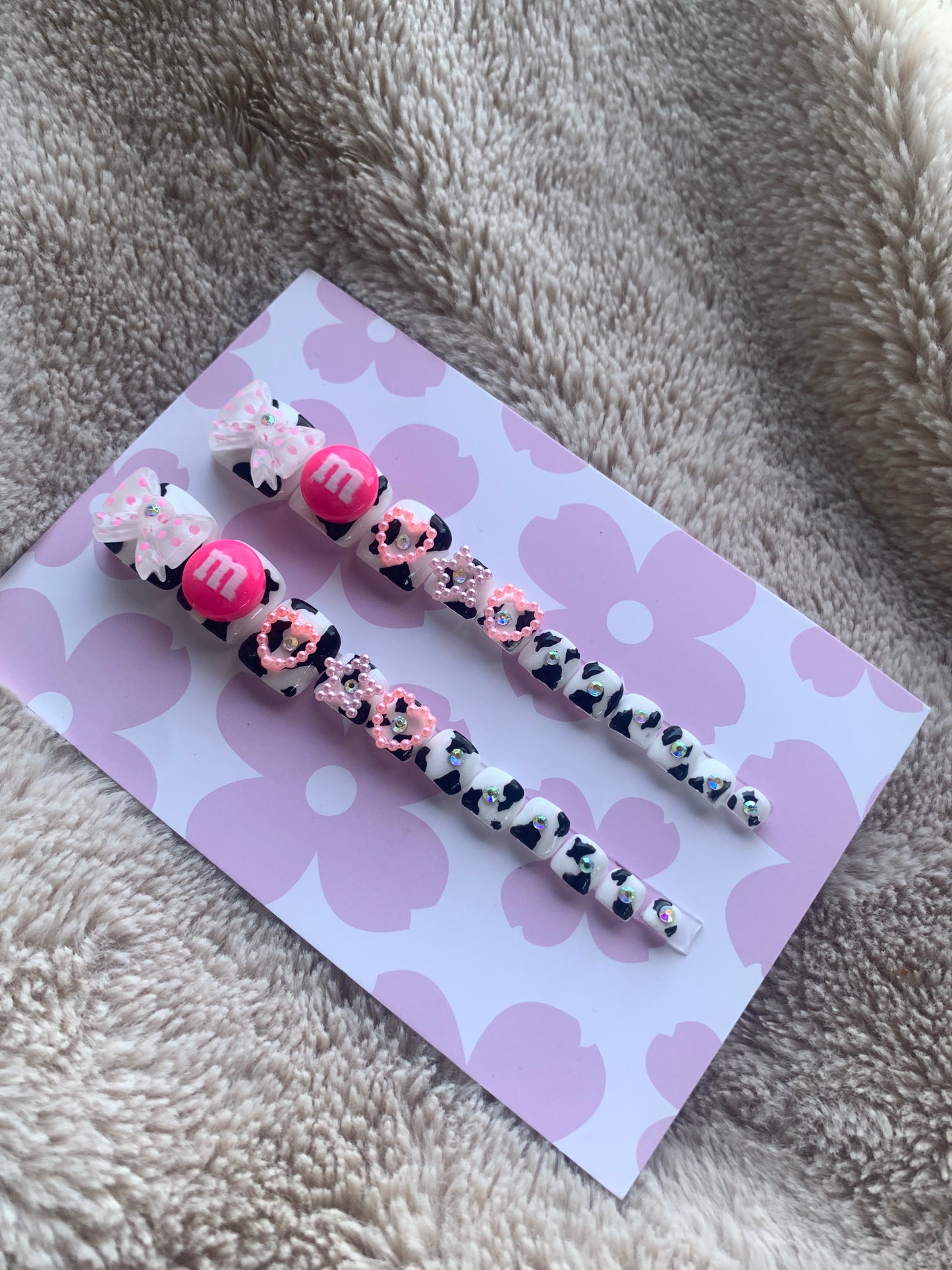 Little Miss cow girl toe set🐄🎀